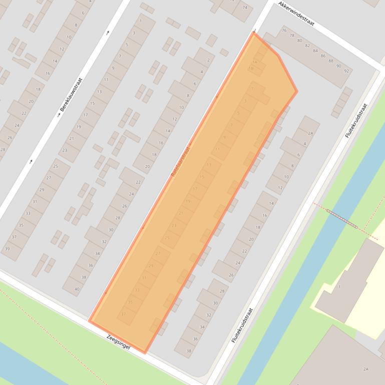 Kaart van postcodegebied 6832DJ.