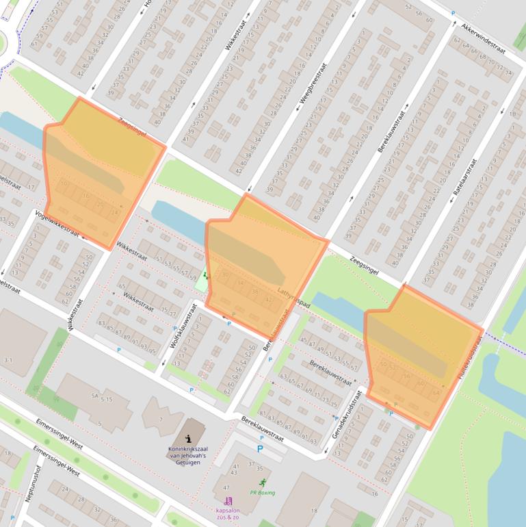 Kaart van postcodegebied 6832DP.