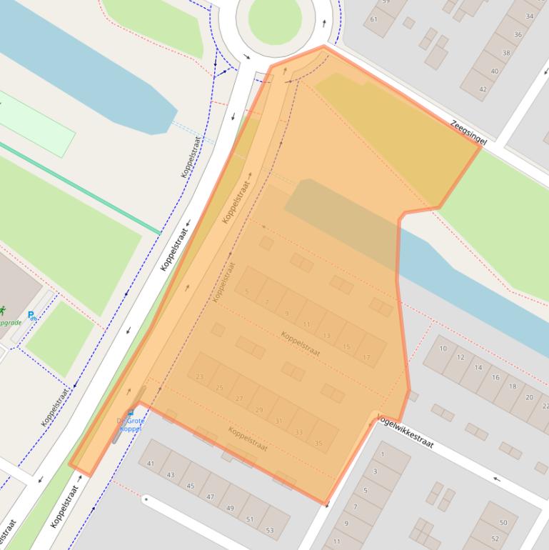 Kaart van postcodegebied 6832EM.