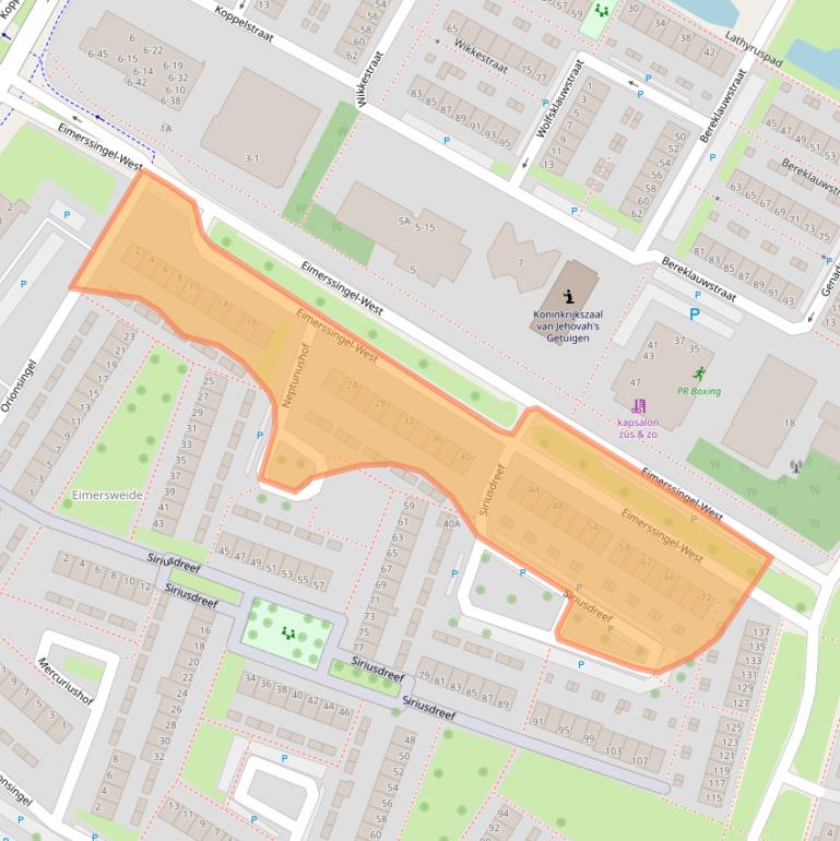 Kaart van postcodegebied 6832EV.