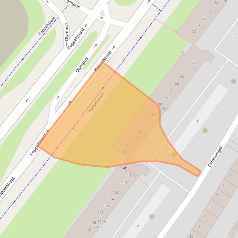 Kaart van postcodegebied 6832GE.