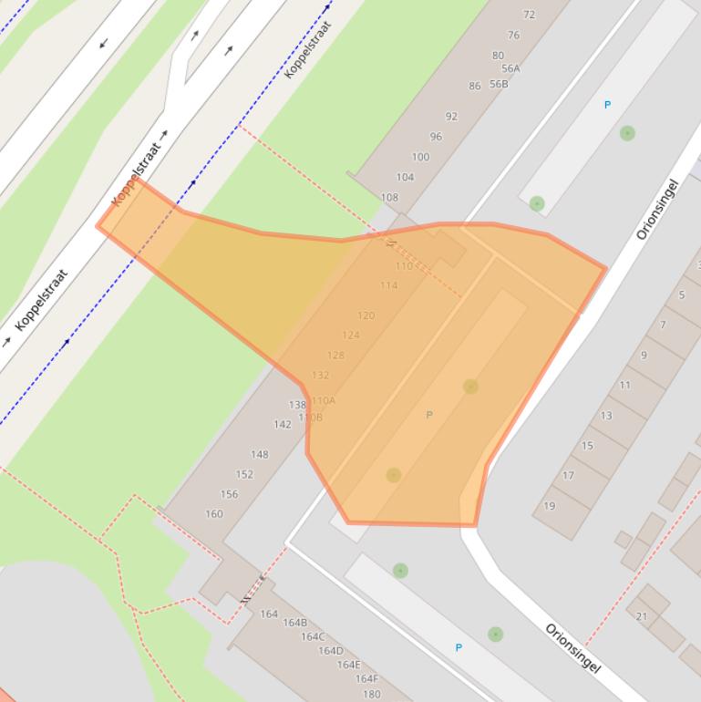 Kaart van postcodegebied 6832GG.