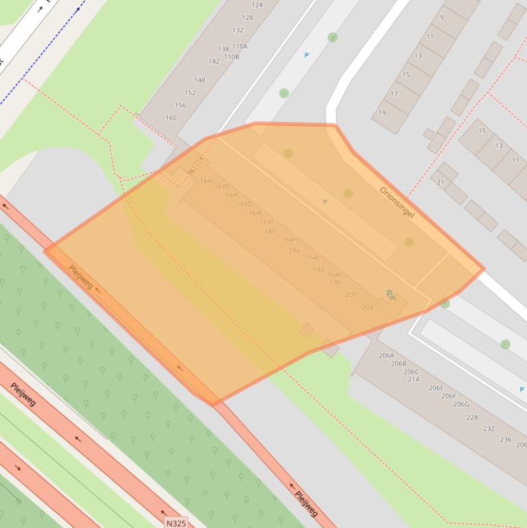 Kaart van postcodegebied 6832GJ.