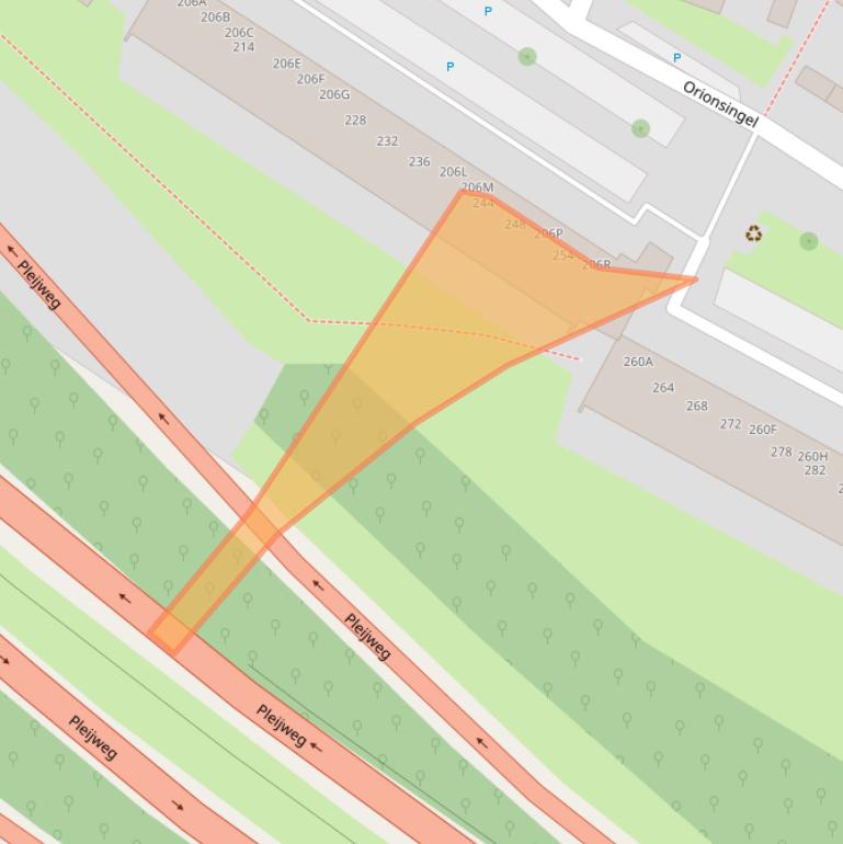 Kaart van postcodegebied 6832GL.