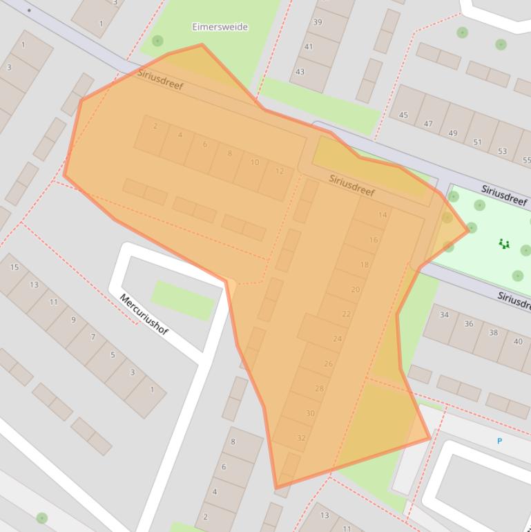 Kaart van postcodegebied 6832GW.