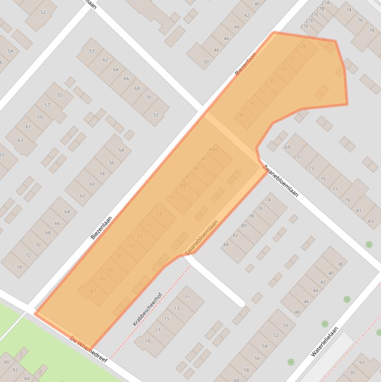 Kaart van postcodegebied 6832HV.