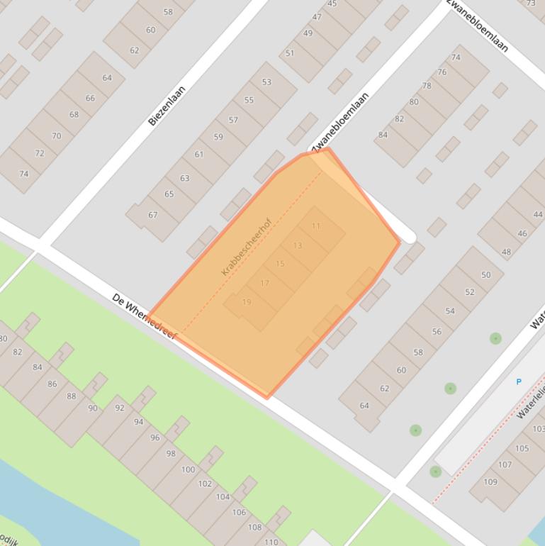 Kaart van postcodegebied 6832HX.