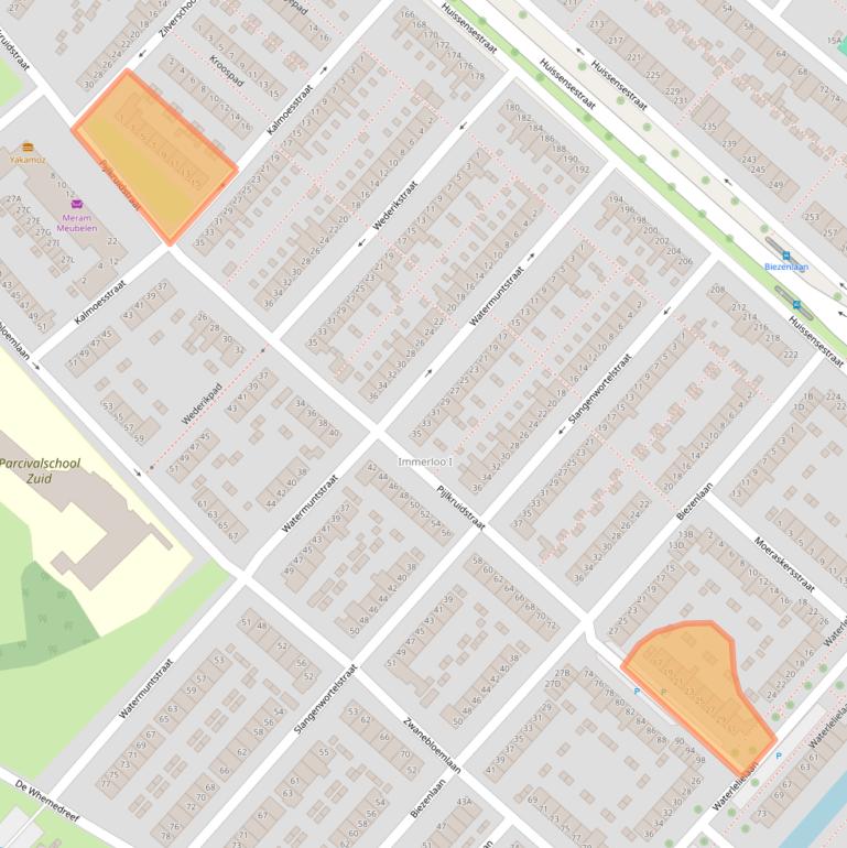 Kaart van postcodegebied 6832JA.