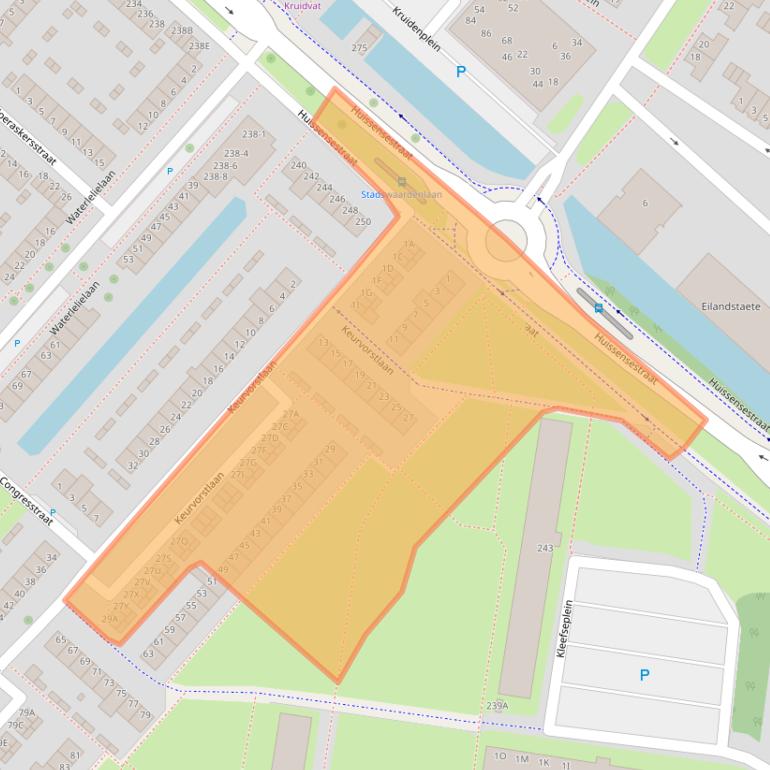 Kaart van postcodegebied 6832JM.