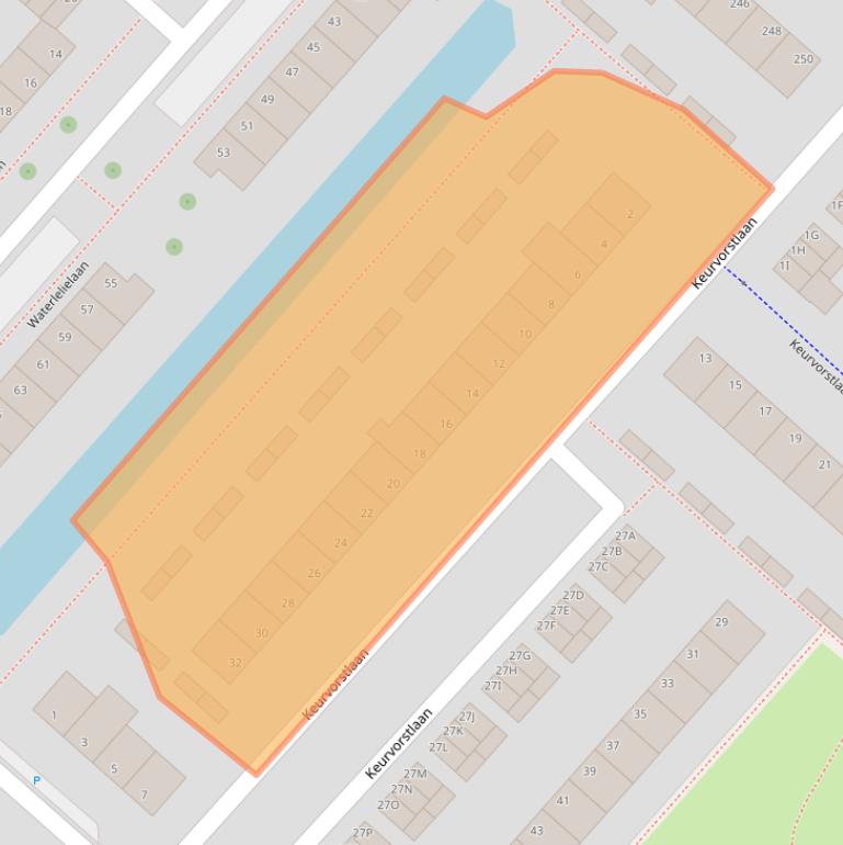 Kaart van postcodegebied 6832JR.