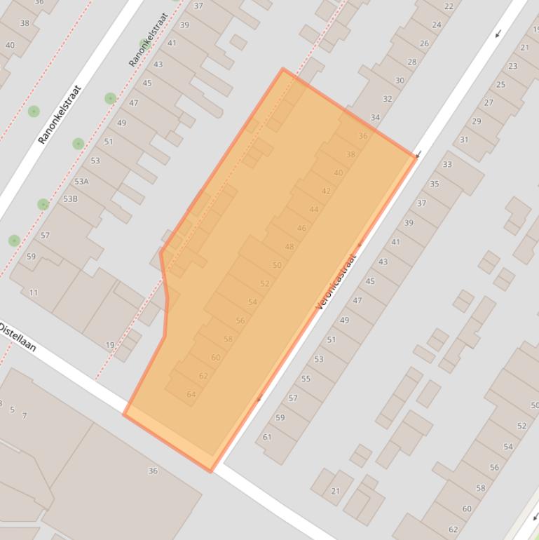 Kaart van postcodegebied 6833AW.