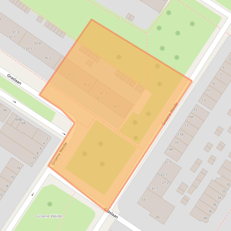 Kaart van postcodegebied 6833CD.