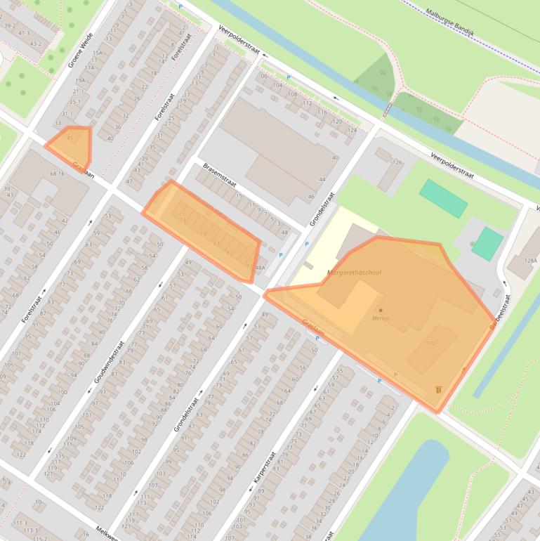 Kaart van postcodegebied 6833CE.