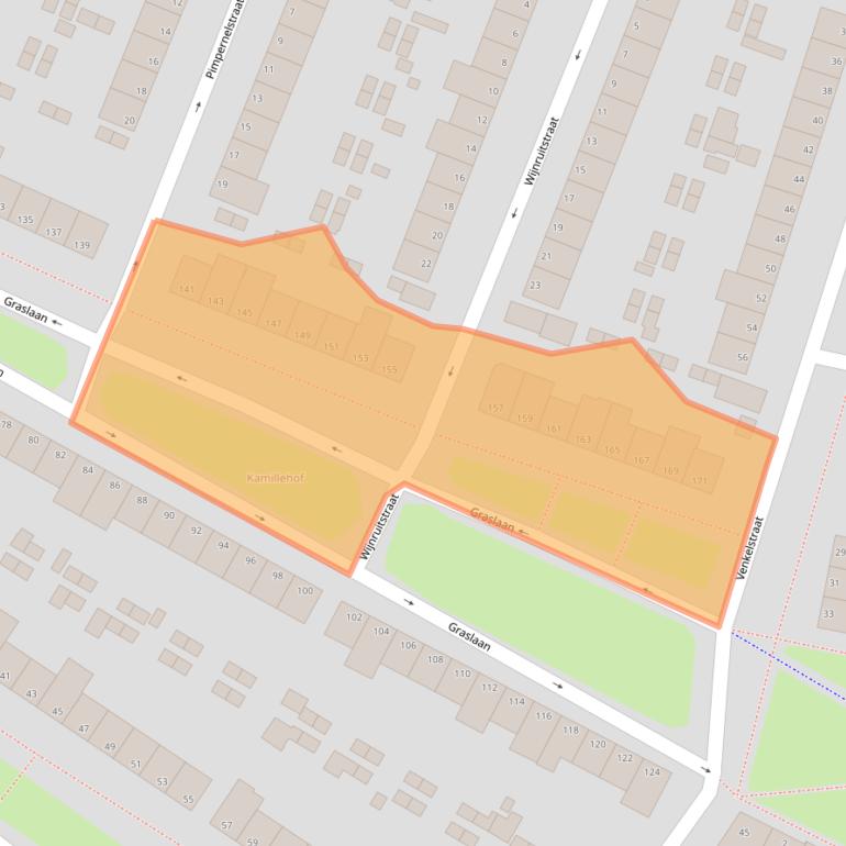 Kaart van postcodegebied 6833CH.