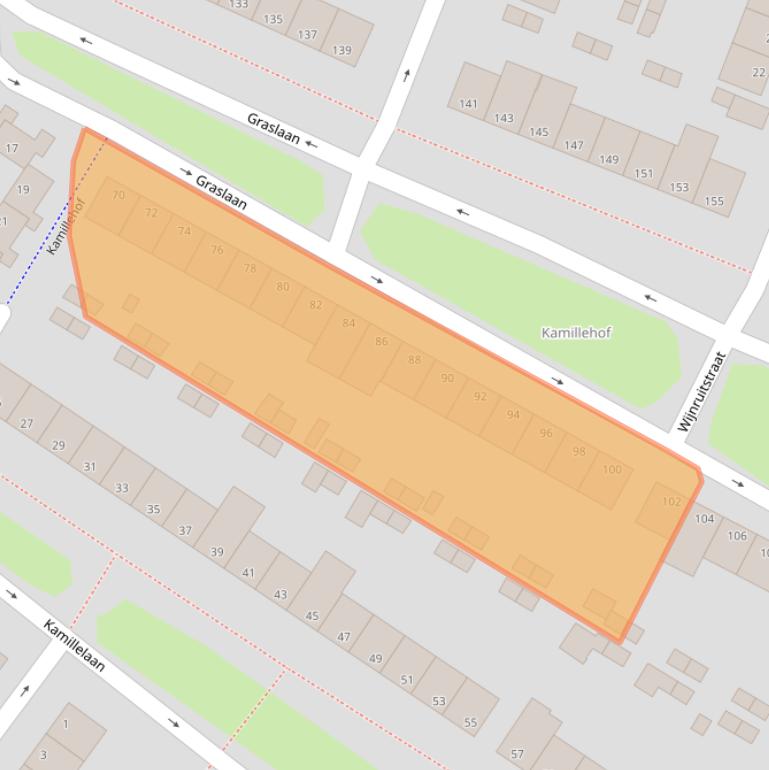 Kaart van postcodegebied 6833CL.