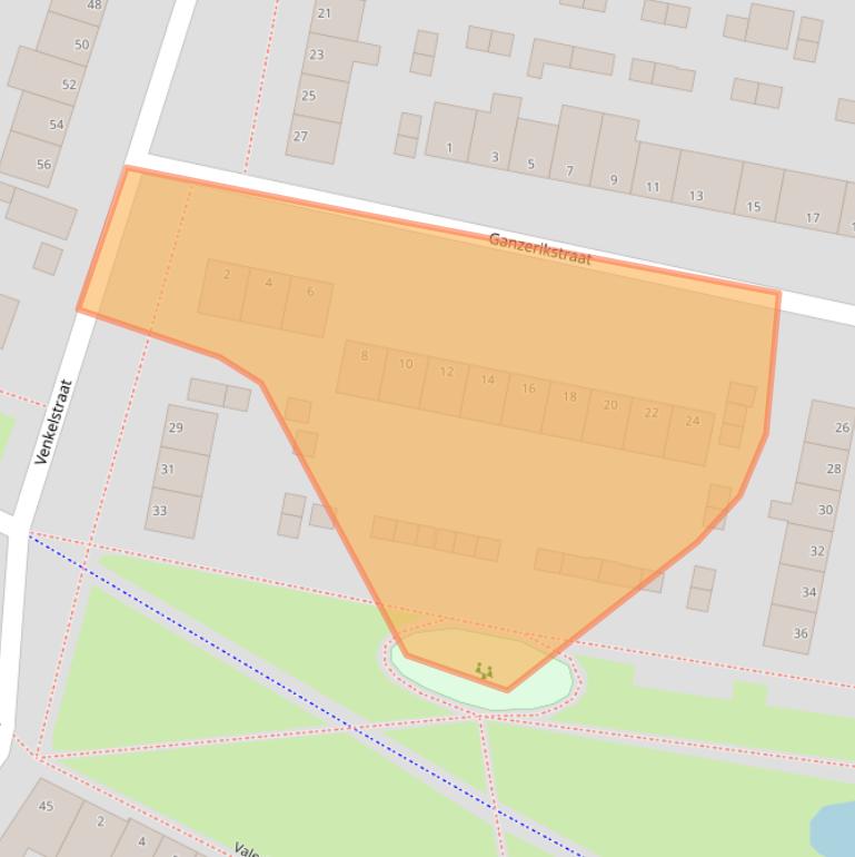 Kaart van postcodegebied 6833DH.