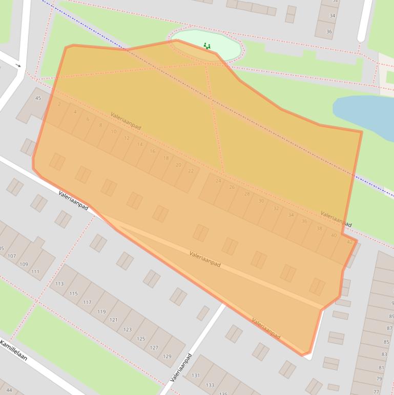 Kaart van postcodegebied 6833DX.