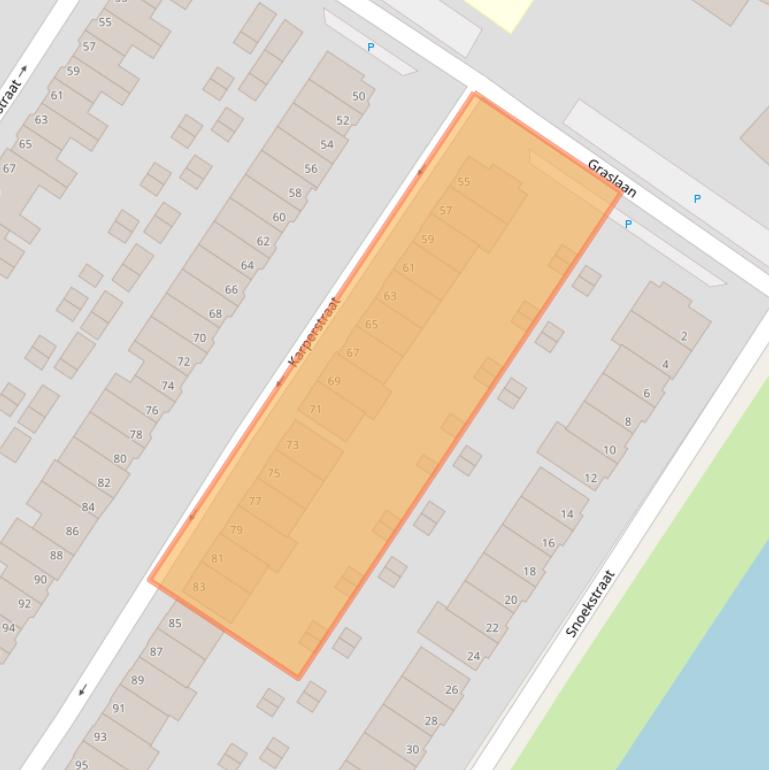 Kaart van postcodegebied 6833EA.