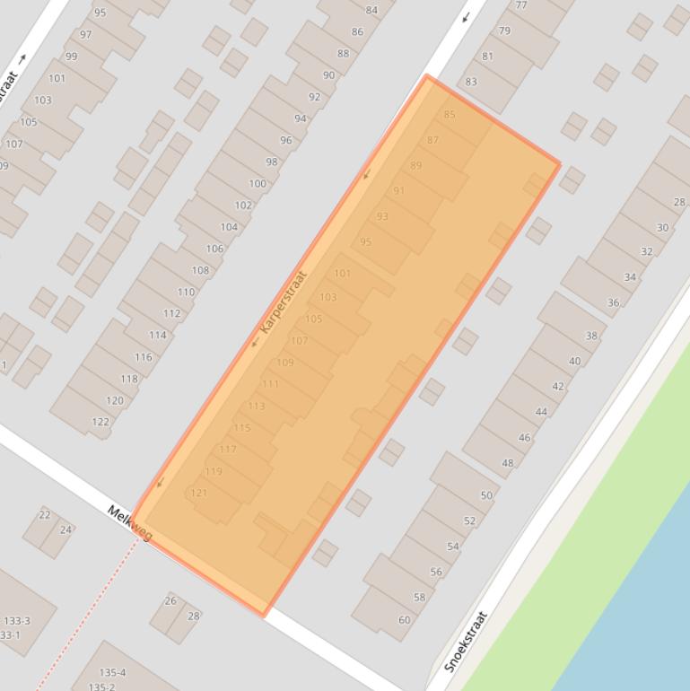 Kaart van postcodegebied 6833EB.