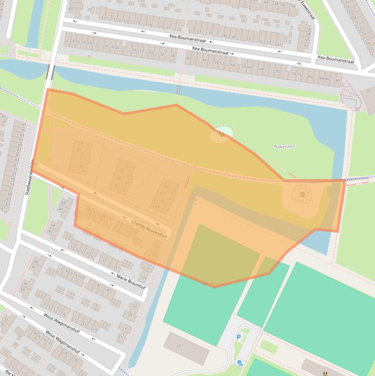 Kaart van postcodegebied 6833LX.