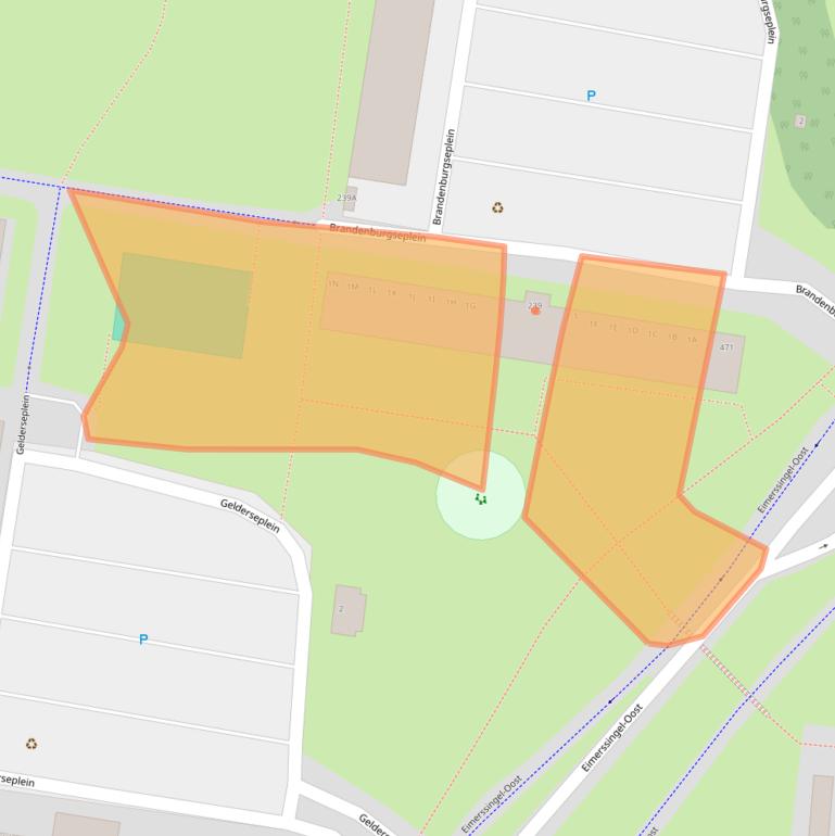 Kaart van postcodegebied 6834BA.