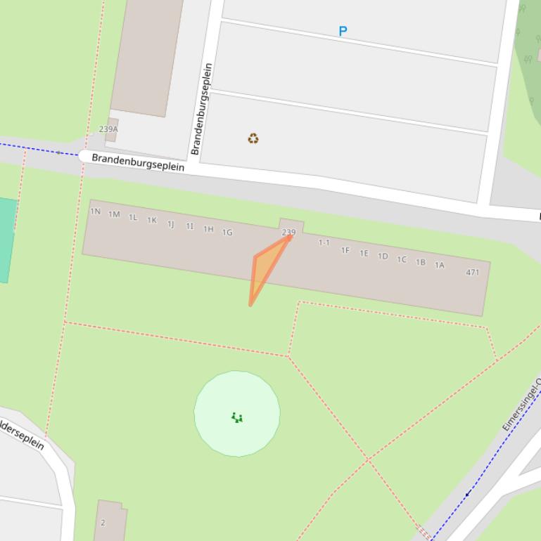 Kaart van postcodegebied 6834BC.