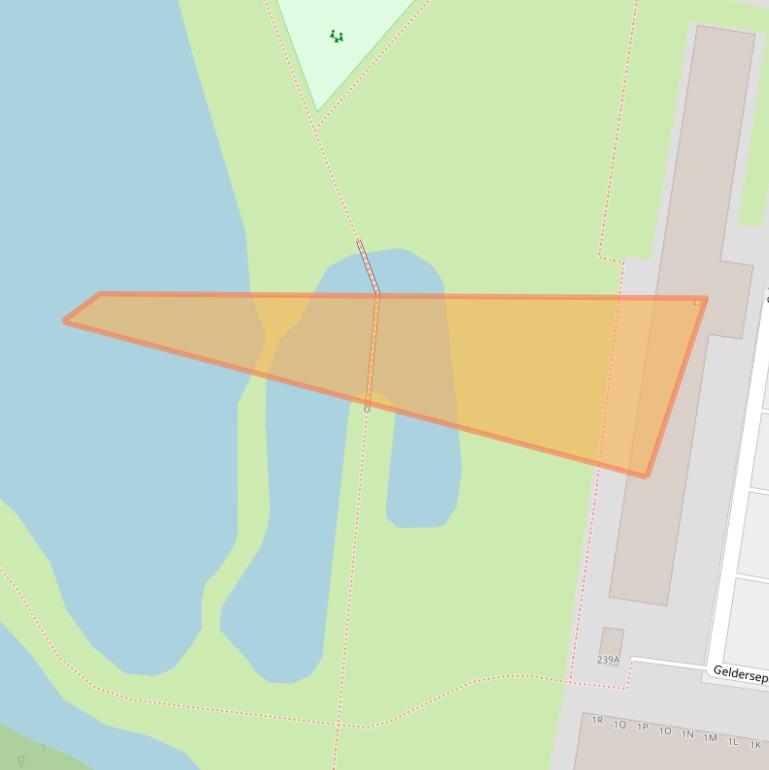 Kaart van postcodegebied 6834CH.