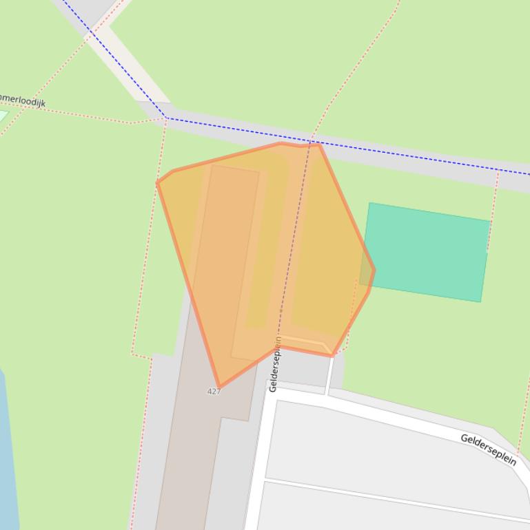 Kaart van postcodegebied 6834CK.