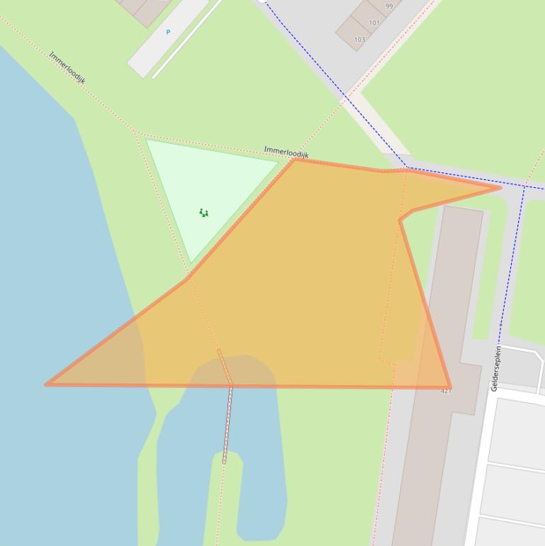 Kaart van postcodegebied 6834CL.