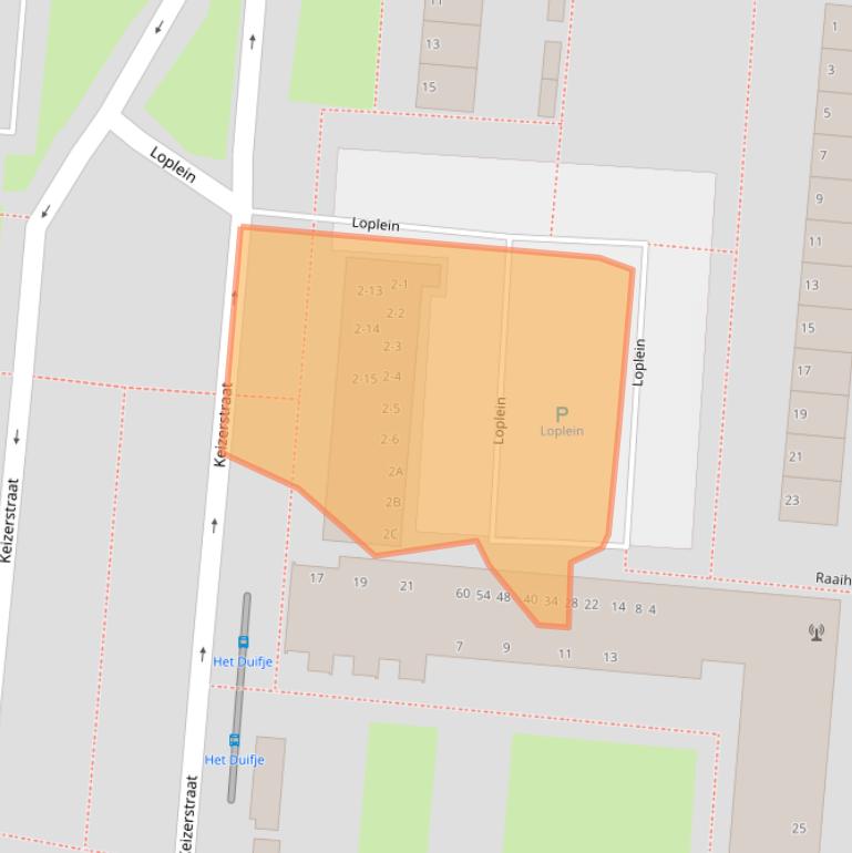 Kaart van postcodegebied 6834CV.