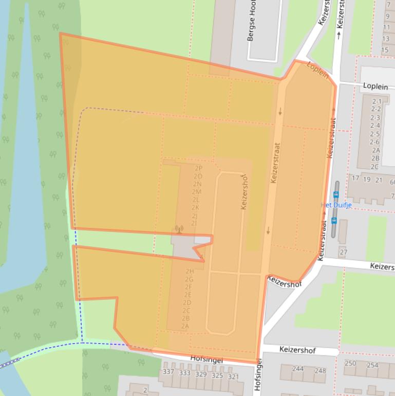 Kaart van postcodegebied 6834DH.