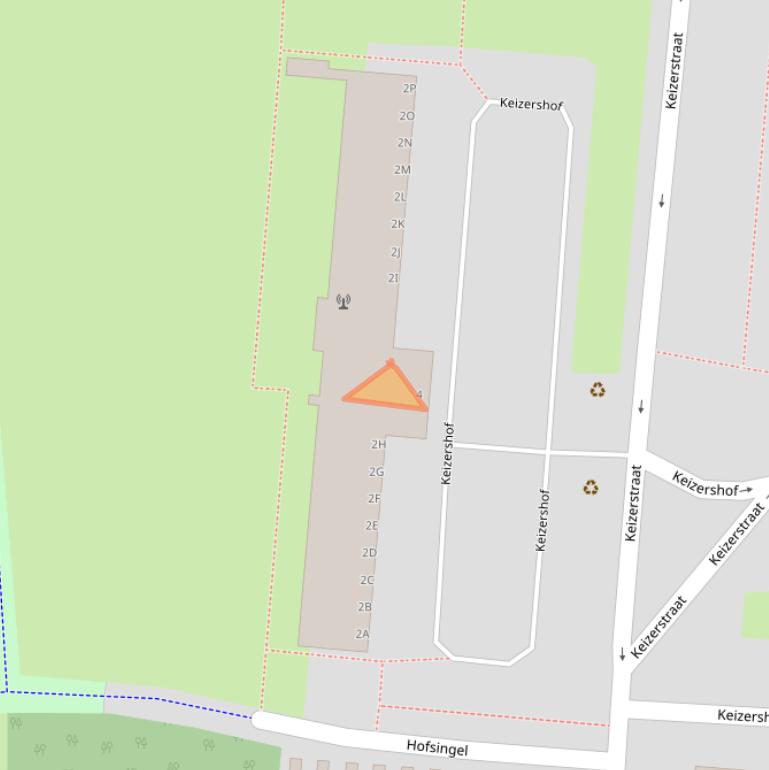 Kaart van postcodegebied 6834DJ.