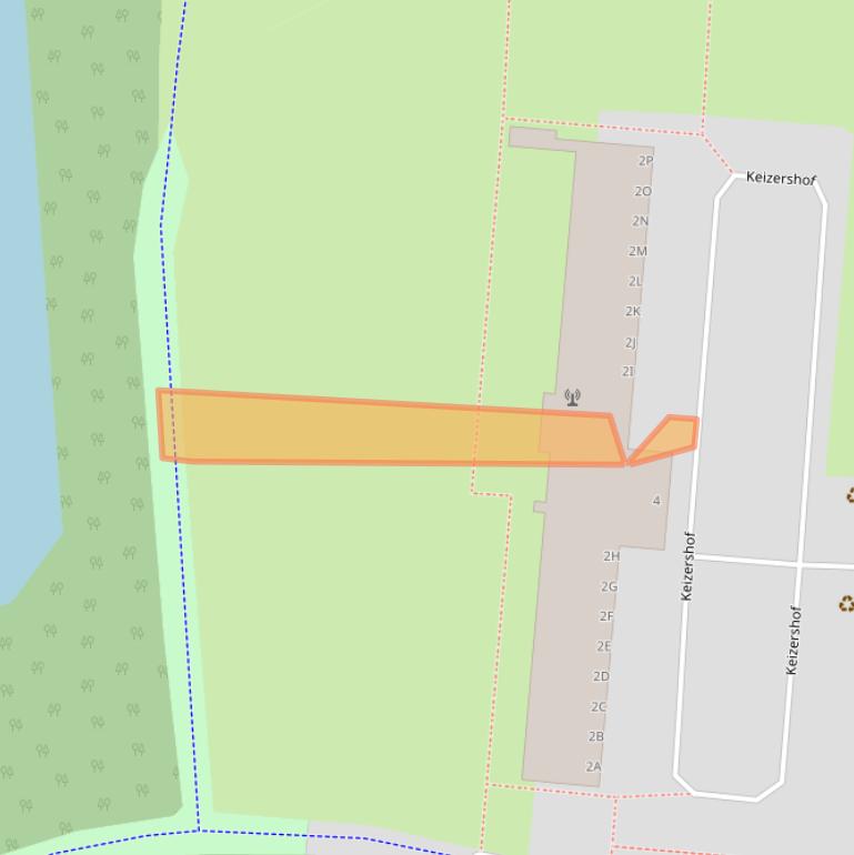 Kaart van postcodegebied 6834DL.