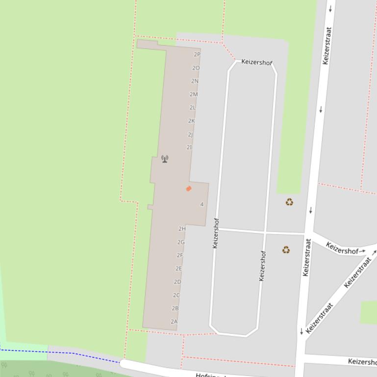 Kaart van postcodegebied 6834DN.