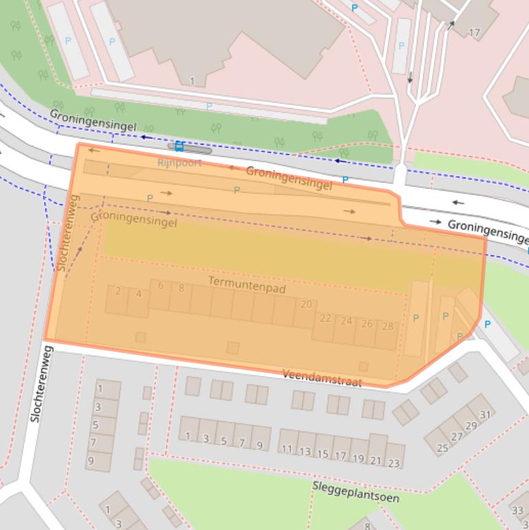 Kaart van postcodegebied 6835AA.