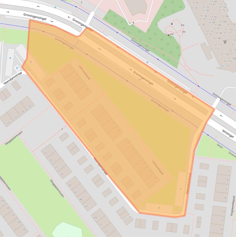 Kaart van postcodegebied 6835AD.