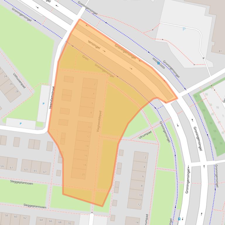 Kaart van postcodegebied 6835AE.