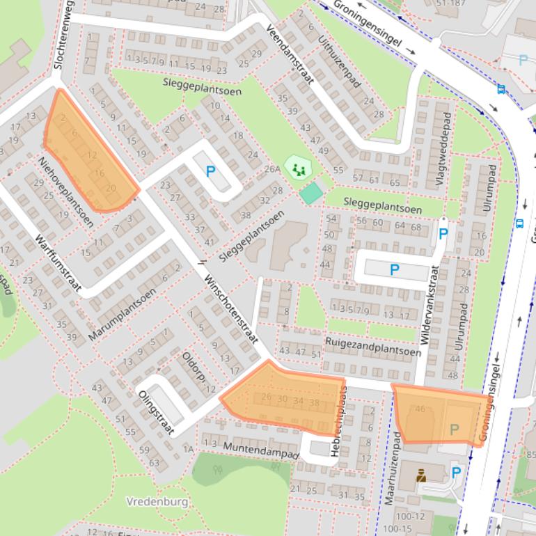 Kaart van postcodegebied 6835AT.