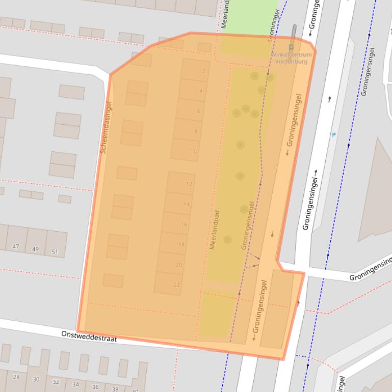 Kaart van postcodegebied 6835BV.