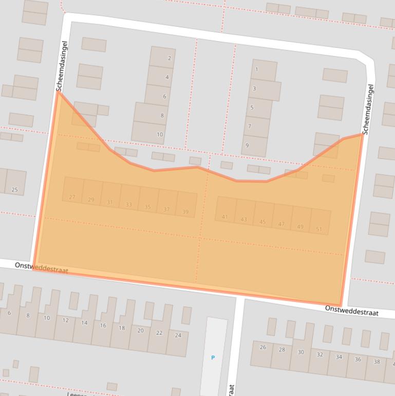 Kaart van postcodegebied 6835BX.