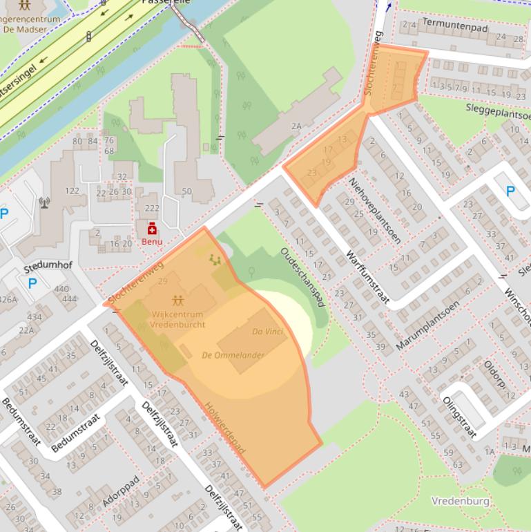 Kaart van postcodegebied 6835CD.