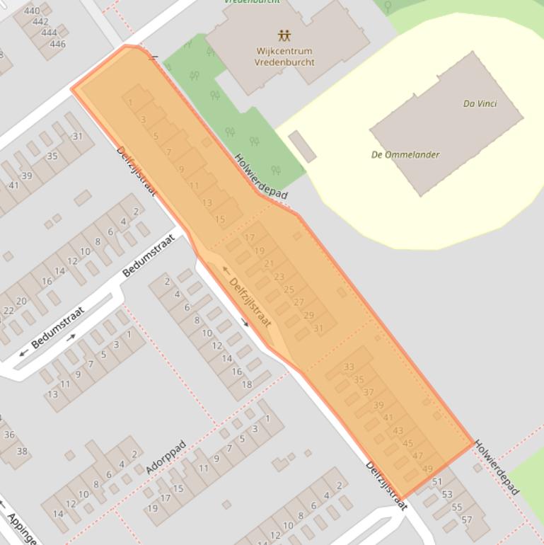 Kaart van postcodegebied 6835CL.