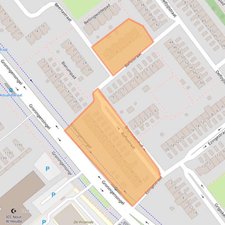 Kaart van postcodegebied 6835DB.