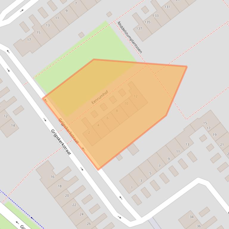 Kaart van postcodegebied 6835DE.