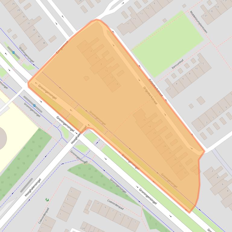 Kaart van postcodegebied 6835DH.