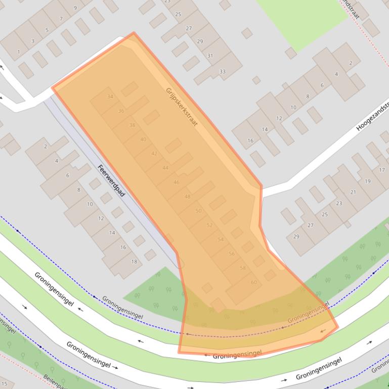 Kaart van postcodegebied 6835DJ.