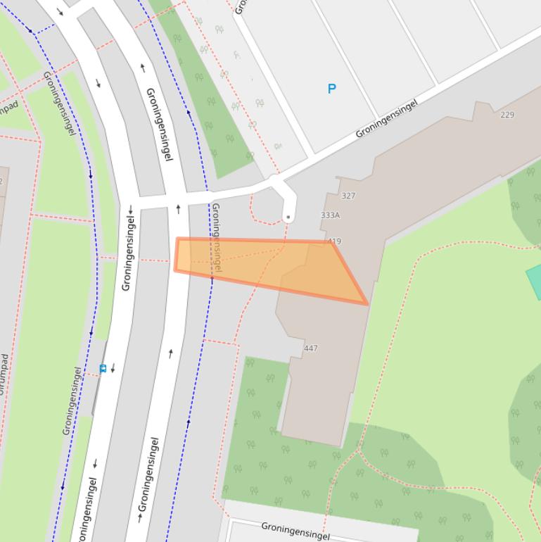 Kaart van postcodegebied 6835ER.