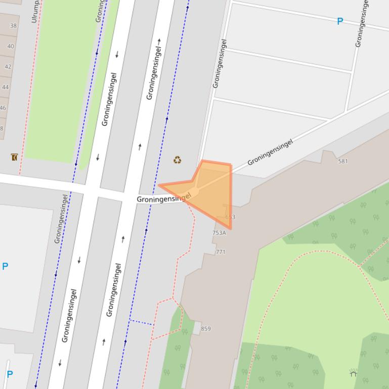 Kaart van postcodegebied 6835GA.