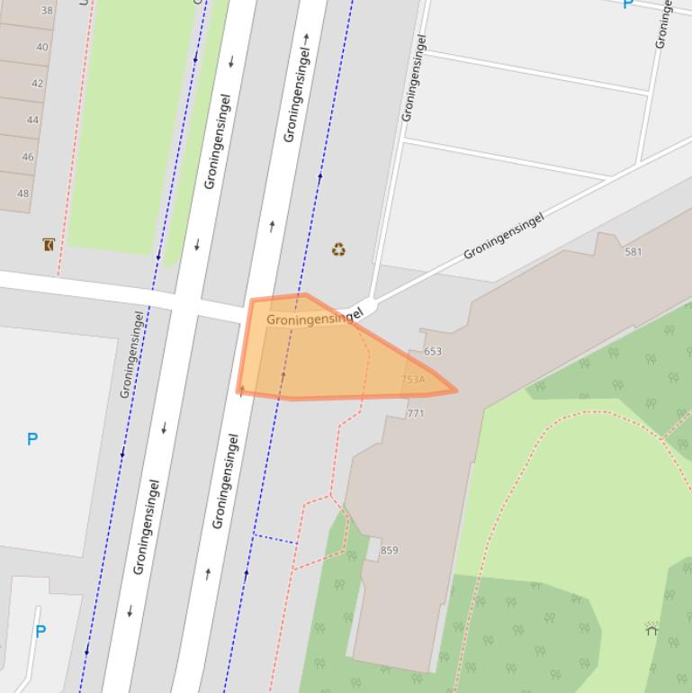 Kaart van postcodegebied 6835GC.