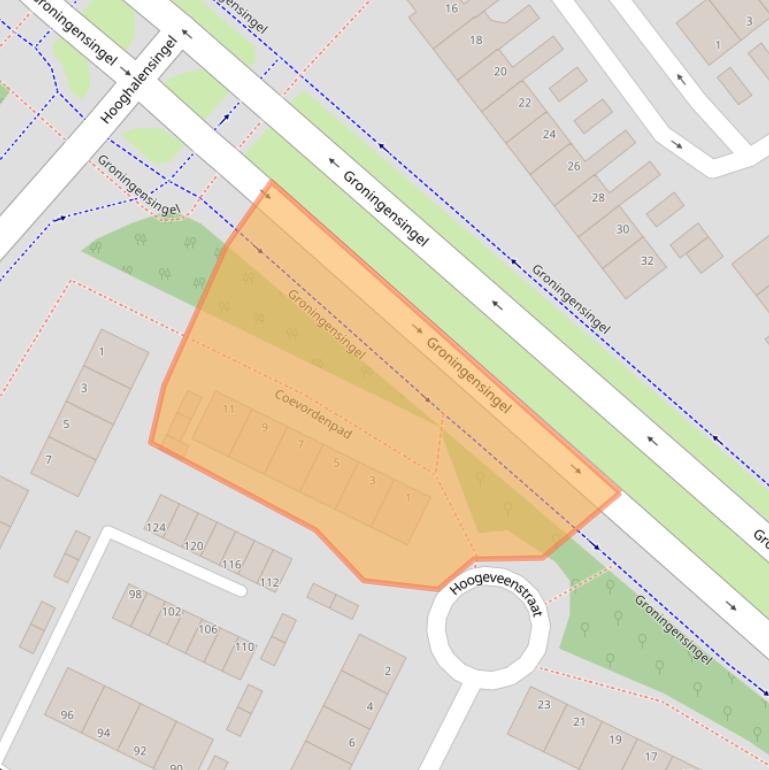 Kaart van postcodegebied 6835GS.